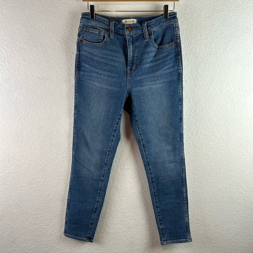 Perfect Madewell 10" High Rise Skinny Crop Jeans 27 - Picture 4 of 8